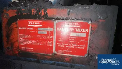 USED Farrel F80 Farrel Banbury Mixer, 400 HP