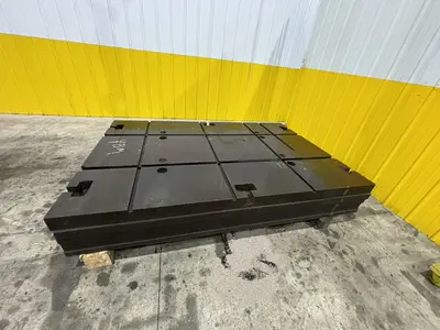 60" X 90.5" X 13" T SLOTTED FLOOR PLATE: STOCK 11835