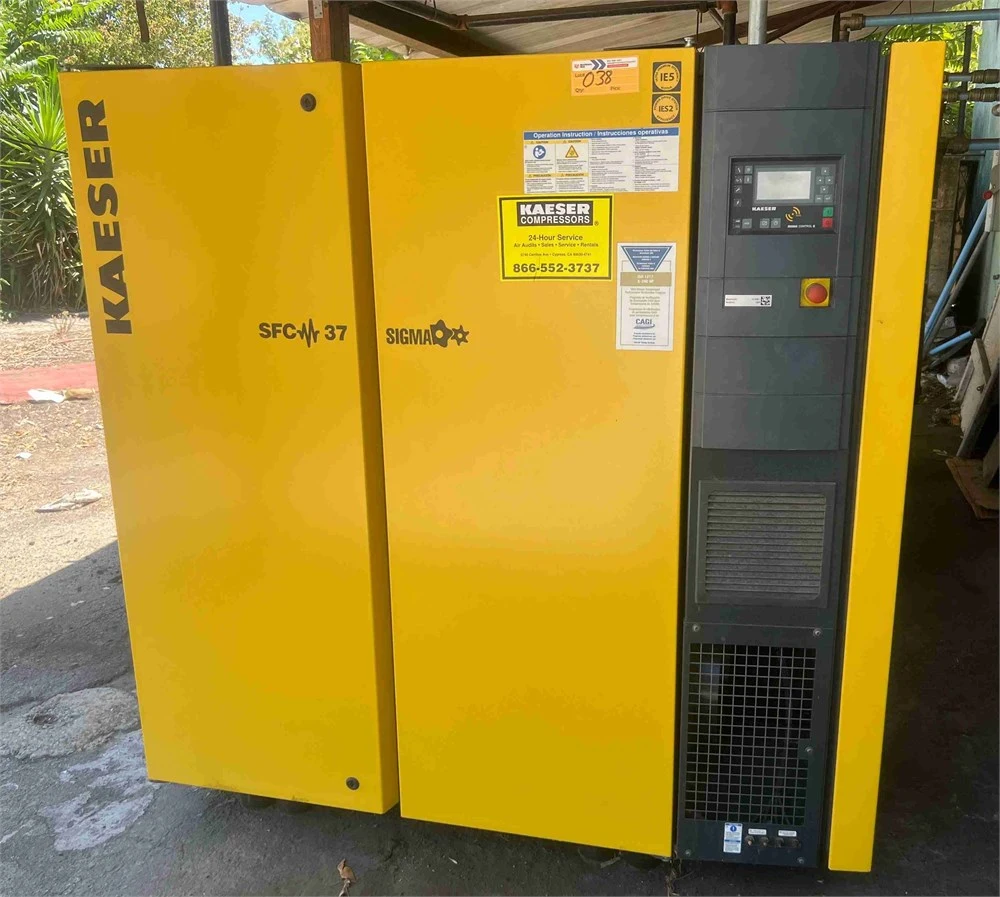 Used 2024 KAESER SCF 37 Rotary Screw & Sliding Vane Air Compressors California US | MachineryMax #1321438