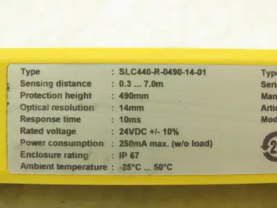 Schmersal SLC440-R-0490-14-01 Safety Light Curtain Receiver