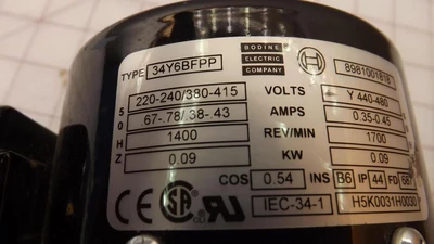 Used BODINE _UNKNOWN_ Gearmotors Texas US | OCO Industrial #1599923