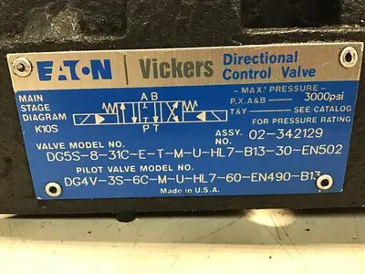 USED VICKERS DG4V3S6CMUHL760EN490B13