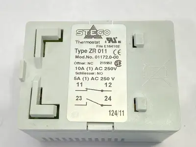 Used STEGO Enclosure Dual Thermostat 10A 250V Temperature Controls Michigan US | Maverick Industrial Sales #1402036