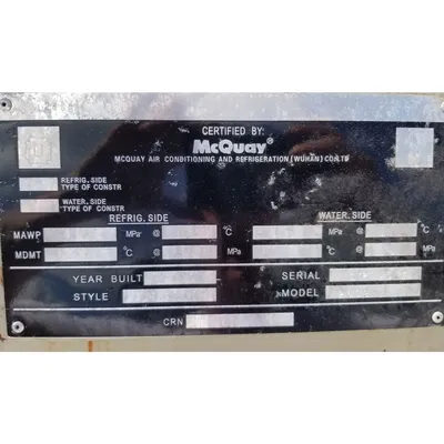 USED DAIKIN APPLIED WMC250DSC-ER10