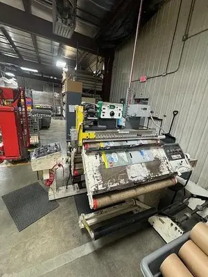 32" WIDE STANFORD MAN ROLAND MODEL 152 FW DOCTOR REWINDER