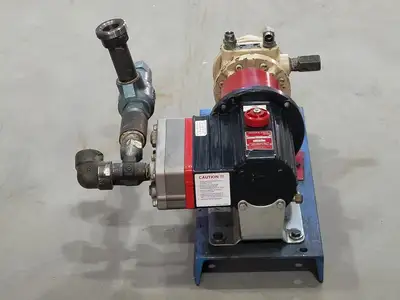 Industrial Pump D03XASGSSSMA w/ Pump Unit 8F & Relief Valve