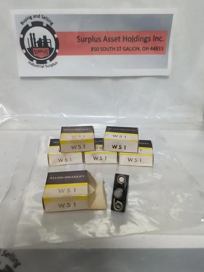 New | in-Stock ALLEN-BRADLEY W51 Miscellaneous Equipment (Electrical & Power) Ohio US | Surplus Asset Holdings #1399667