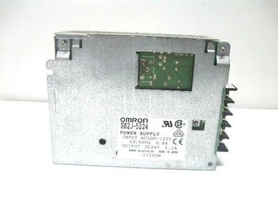 Omron S82J-5224 Power Supply 100-120 Vac, 0.8 Amp 24 Vdc, 1.1 Amp Output