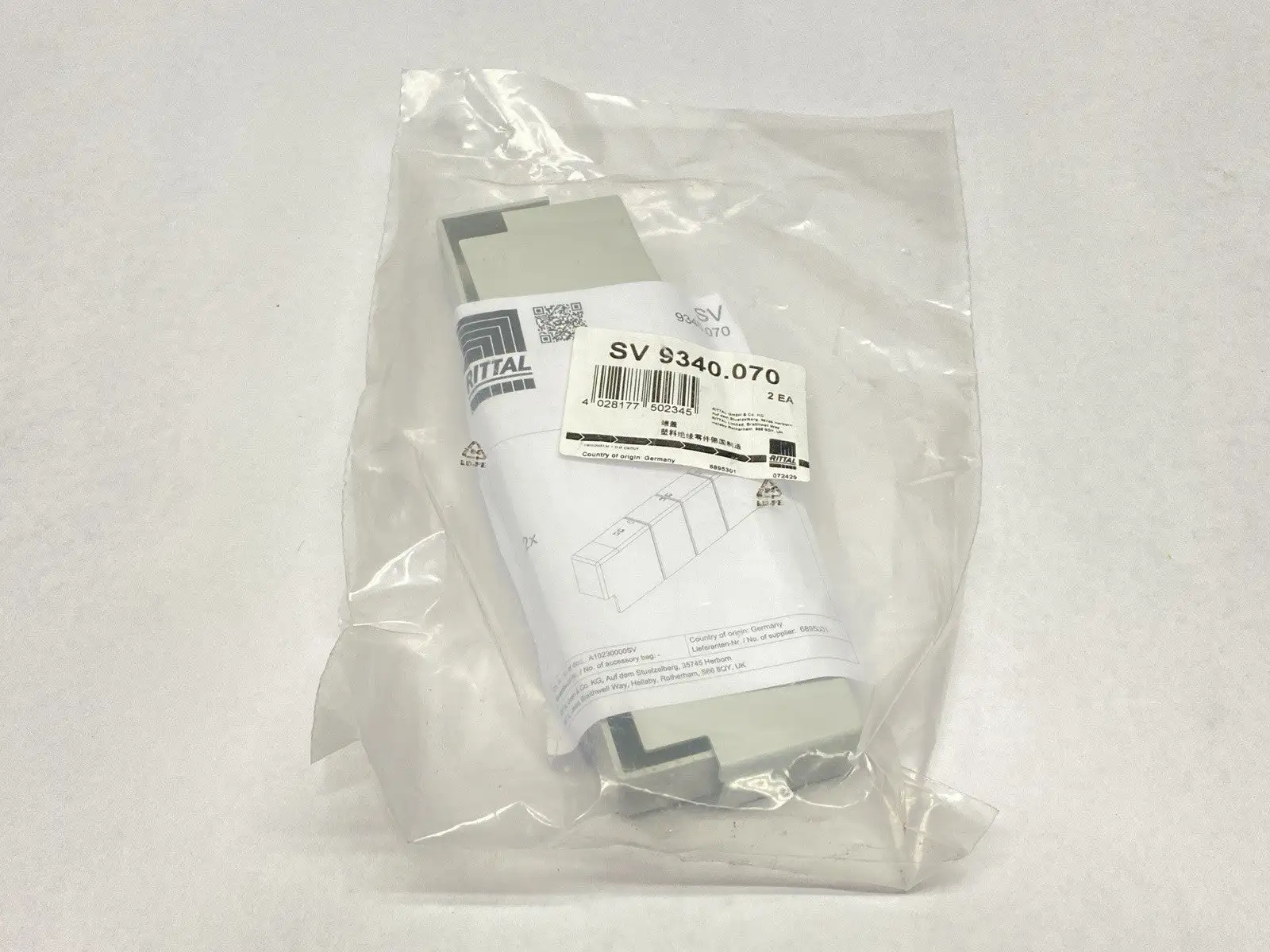 New | in-Stock Rittal 3-Pole End Cover Plate Electrical Boxes Michigan US | Maverick Industrial Sales #1393138