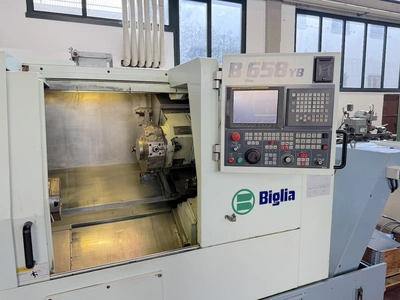 Used BIGLIA B658YB CNC Lathes | Gamba Macchine Srl #1282043