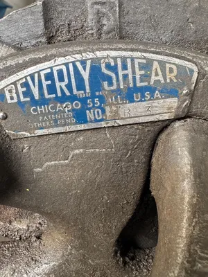 BEVERLY B3 Hand Shears | THREE RIVERS MACHINERY (3)