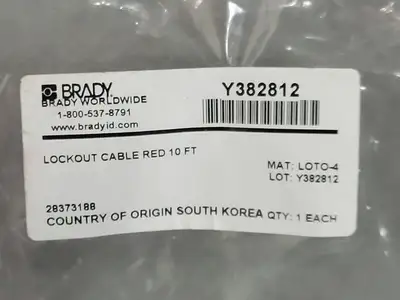 USED BRADY Y382812