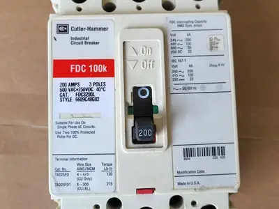 USED CUTLER-HAMMER FDC3200L