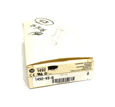 USED ALLEN-BRADLEY SER. B IEC TERMINAL BLOCK BLUE