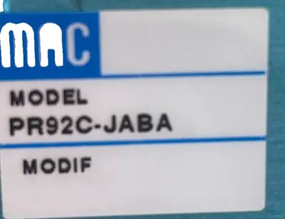 NEW MAC VALVES PR92C-JABA PNEUMATIC VALVE PR92CJABA