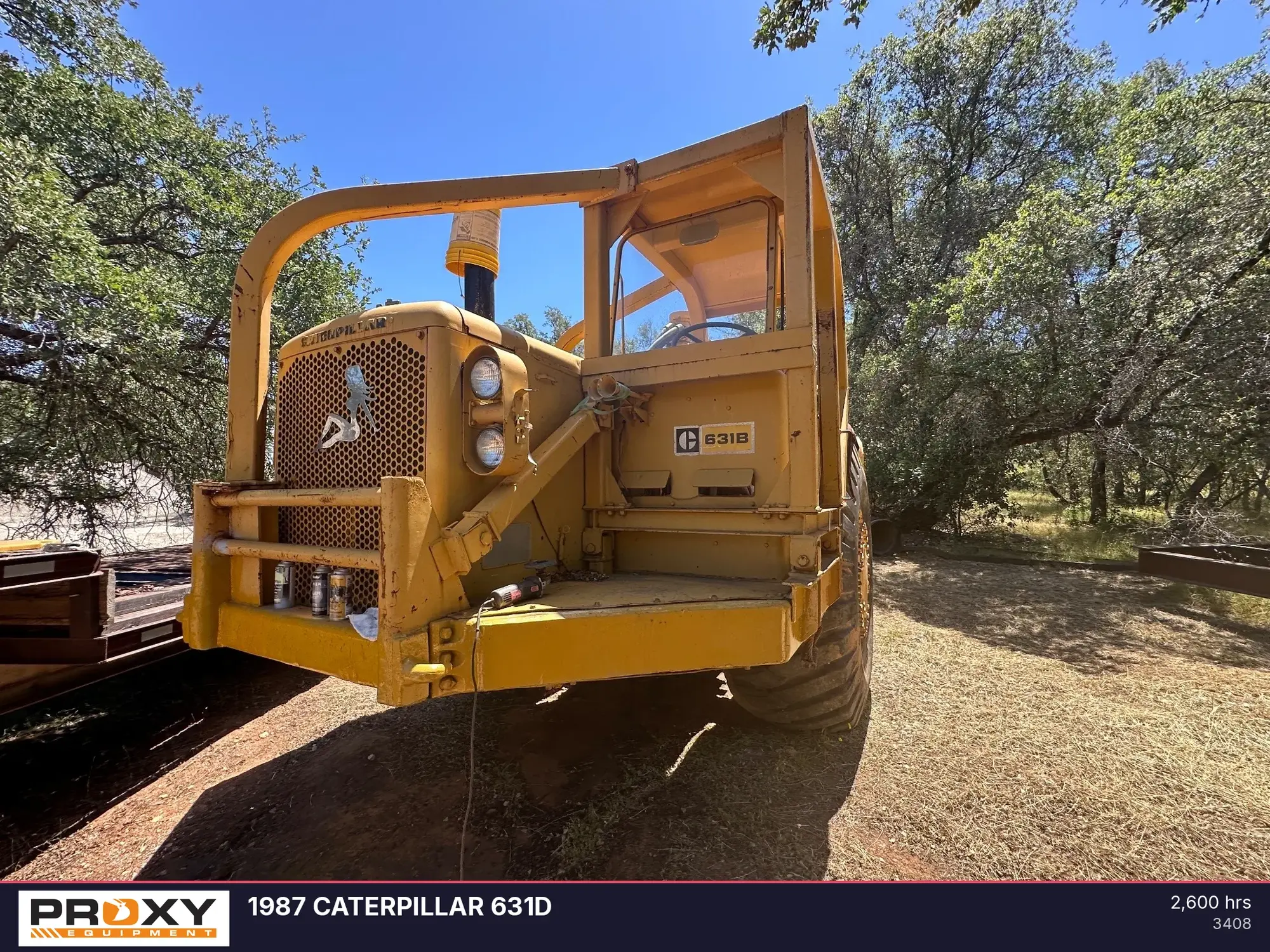 Used 1987 CATERPILLAR 631D Scrapers California US | Proxy Equipment #1388974