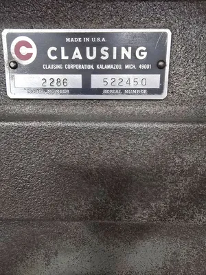 CLAUSING 2286 Drilling, Single Spindle | Machinery Central (6)