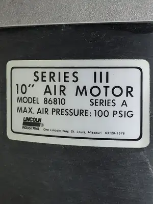 Pilot Driver Pump 84902 w/ 10" Air Motor 86810