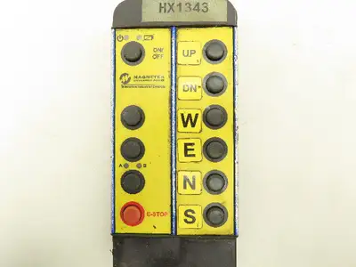 Magnetek TX12M-2 Telepilot Crane Hoist Radio Remote Control 6 Button 2 Speed