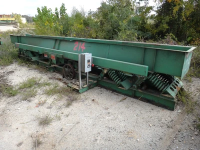 Dynamic Action 23'x30" Vibrating Conveyor 5 Ton/Hr, 50 FPM
