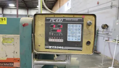 Used WYSONG 1010 Power Squaring Shears (Gauge) Kentucky US | Aucto #688228