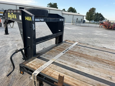 Used 2019 BIG TEX 14GN-25BK + 5 Flatbed Trailers Oklahoma US | Miedema Asset Management Group #1709315