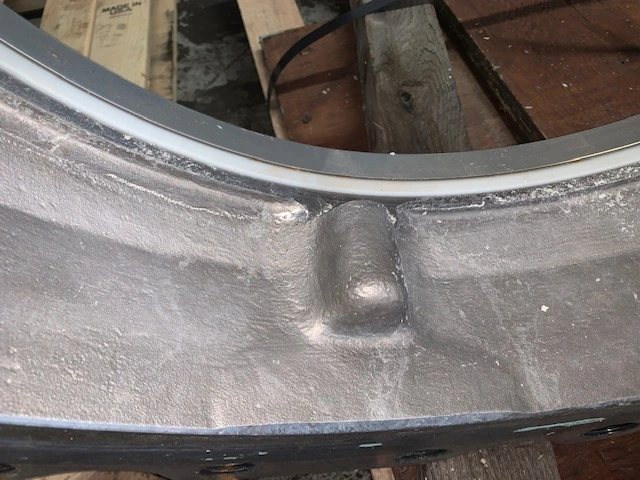 24" Stainless Steel Jamesbury Wafer Sphere Valve Air Operated