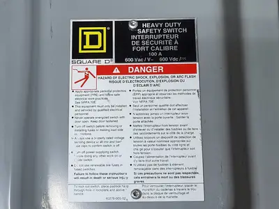 USED SQUARE D H363AWKVW