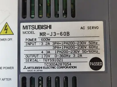 USED MITSUBISHI MR-J3-60B