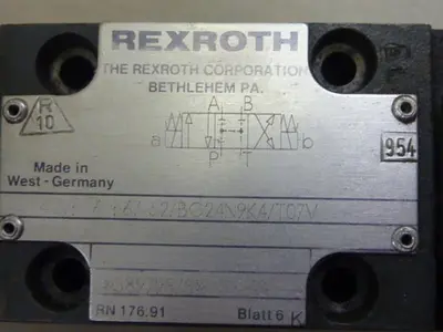USED REXROTH 4WE6E6752BG24N9K4T07V