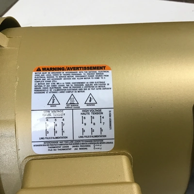 Baldor CEM3546T Super E Motor 7/8″ Keyed Shaft 1HP 230/460V 1760RPM 1.5/3A 3PH 60Hz