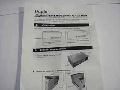 USED DUPLO 12S-80037 & # 057-10047