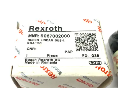 NEW REXROTH SUPER LINEAR BUSHING KBA-20