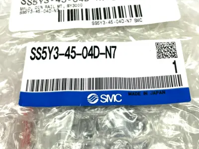 SS5Y3-45-04D-N7 | SMC  Stacking Manifold w/ DIN Rail - New Other