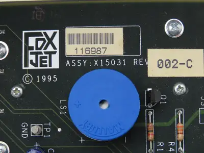 FoxJet Quipp X21123 Operator Interface Panel Display Keypad Keyboard