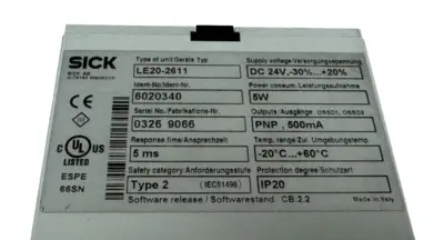 USED SICK 6020340