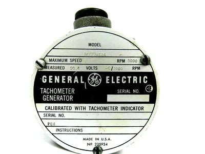 USED GENERAL ELECTRIC 5PY59JY24 TACHOMETER GENERATOR