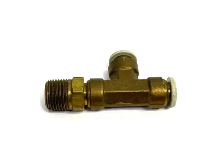 USED PARKER PRESTOLOK PUSH-TO-CONNECT SWIVEL ELBOW FITTING 3/8" X 3/8"