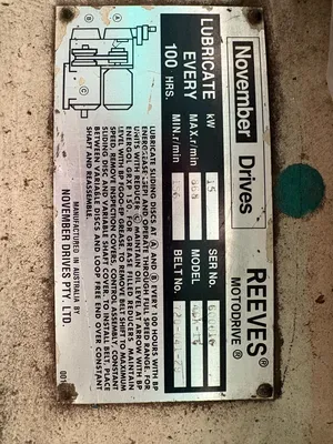 REEVES TBA Variable Speed Drives | ESP Machinery Australia Pty Ltd (2)