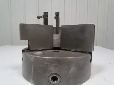 Cushman 12-36B 3 Jaw accra-set straight recess 12"dia chuck spindle mount
