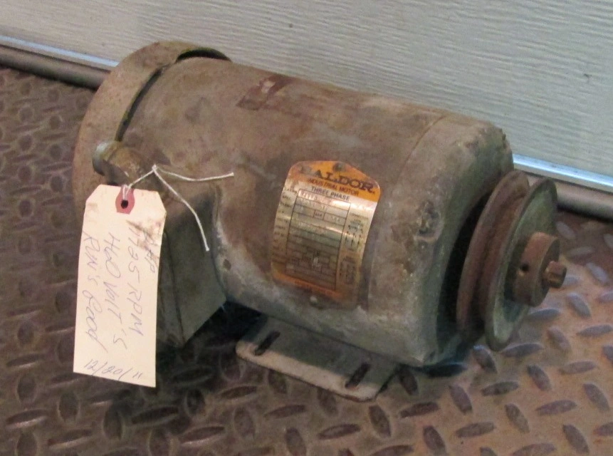 2 HP Baldor Electric Motor, 1725 rpm