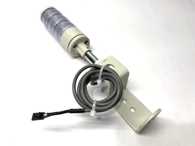 Used PATLITE WHITE LED STACK LIGHT TOWER 50MM DIAMETER W/ 1" POLE Lighting | Maverick Industrial Sales #1106050