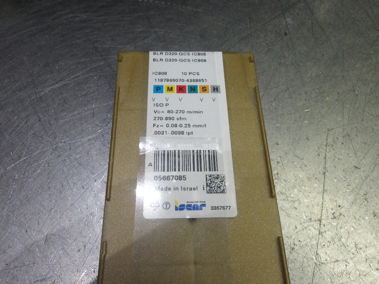 Iscar Carbide Ballnose Inserts QTY10 BLR D320-QCS IC808 (LOC3516)