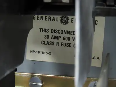 General Electric NP-161815-X Combination Motor Starter Fused 30 Amp 600VAC 10HP