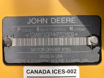 Used 2019 Deere 872G Motor Graders New Mexico US | Rubbl #994935