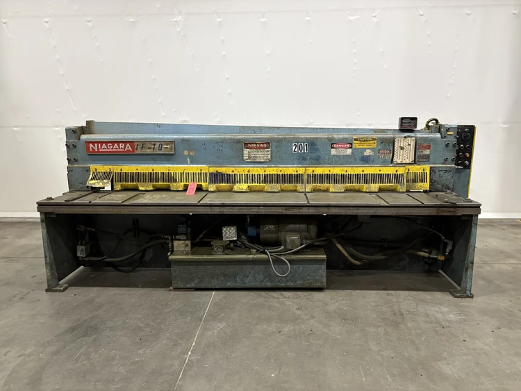 Used NIAGARA IF-10-1/4 Power Squaring Shears (Inch) Michigan US | Vander Ziel Machinery Sales #480522