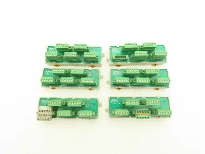 Omron DCN1-4 T-Port Tap DIN Mountable Terminal Lot of 6