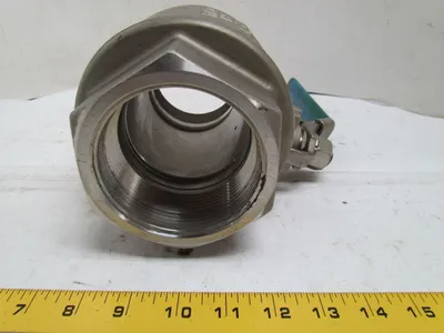 Ohio Valve 266-Ft CF8M 3" NPT Stainless Steel Ball Valve Full Port USA NEW