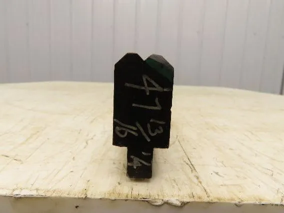 Press Brake Die 47-3/4" Long 90° V 1/4" W 1/4" D 1-3/4" H 1/2" Tang