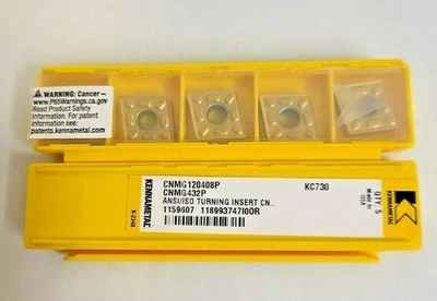 5 Pcs Kennametal CNMG 432P KC730 Turning 120408P Carbide Inserts Lathe USA New